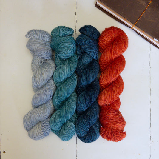 "three plus a pop" –  cade | singles – yarn pack #2