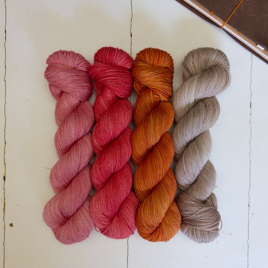 "three plus a pop" –  hoo | sock – yarn pack #1